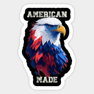 American Eagle American Made 4th of July Sticker